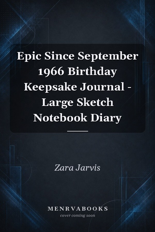 Epic Since September 1966 Birthday Keepsake Journal - Large Sketch Notebook Diary