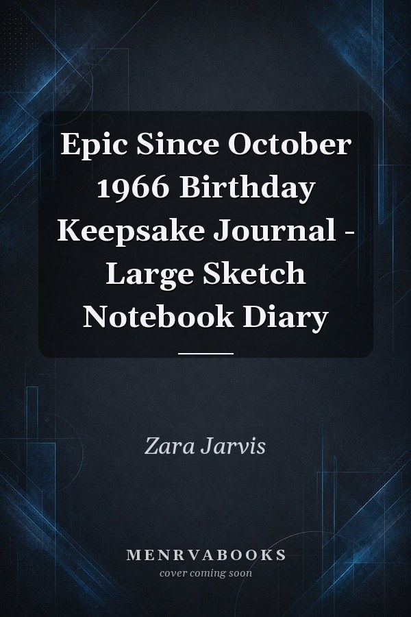 Epic Since October 1966 Birthday Keepsake Journal - Large Sketch Notebook Diary