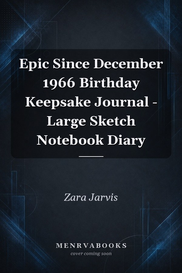 Epic Since December 1966 Birthday Keepsake Journal - Large Sketch Notebook Diary
