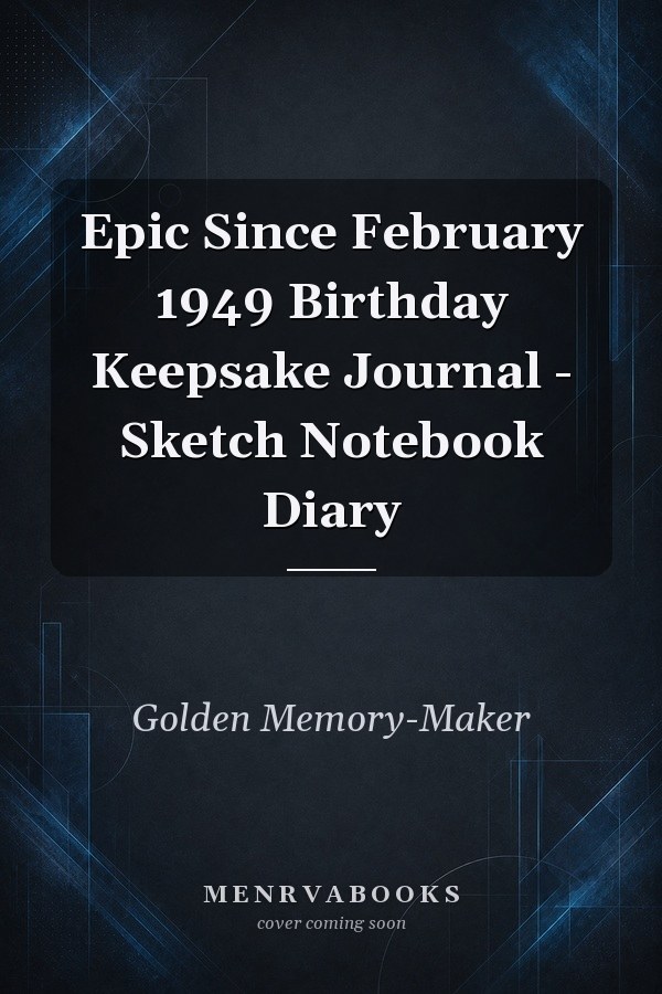 Epic Since February 1949 Birthday Keepsake Journal - Sketch Notebook Diary
