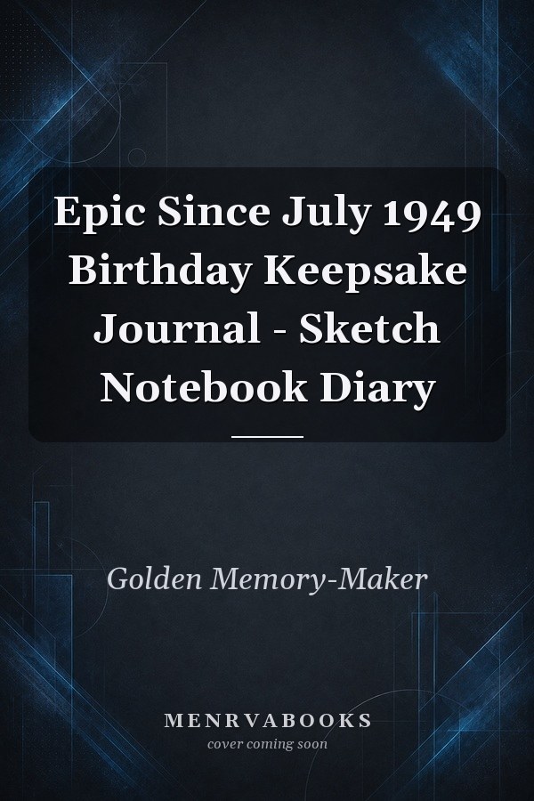 Epic Since July 1949 Birthday Keepsake Journal - Sketch Notebook Diary