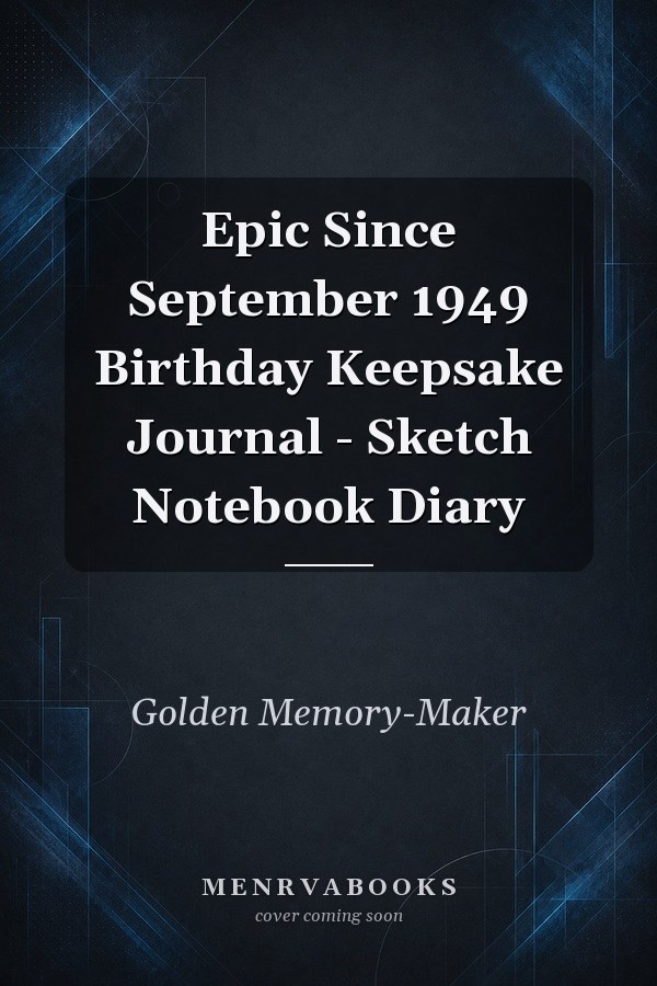 Epic Since September 1949 Birthday Keepsake Journal - Sketch Notebook Diary
