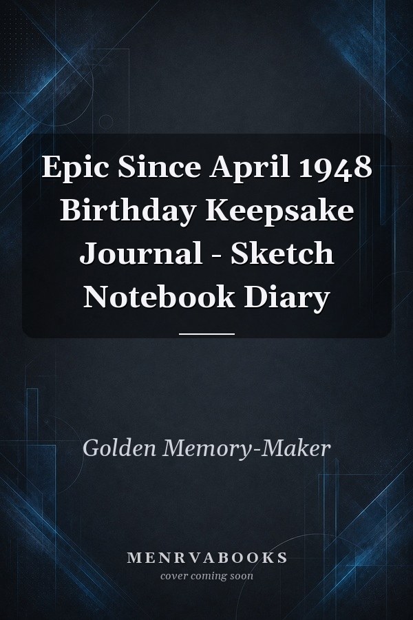 Epic Since April 1948 Birthday Keepsake Journal - Sketch Notebook Diary