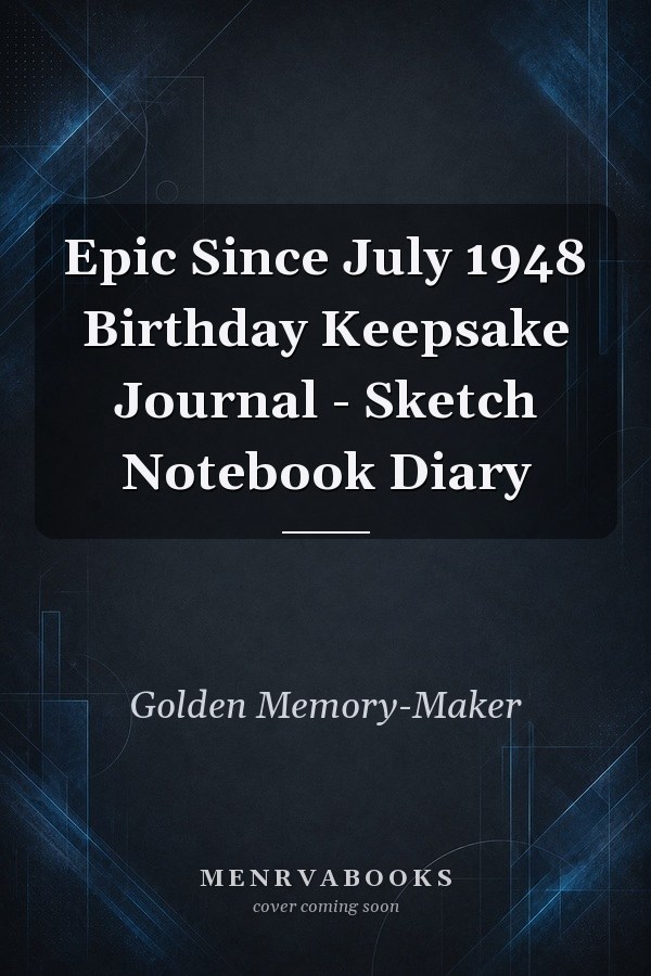 Epic Since July 1948 Birthday Keepsake Journal - Sketch Notebook Diary
