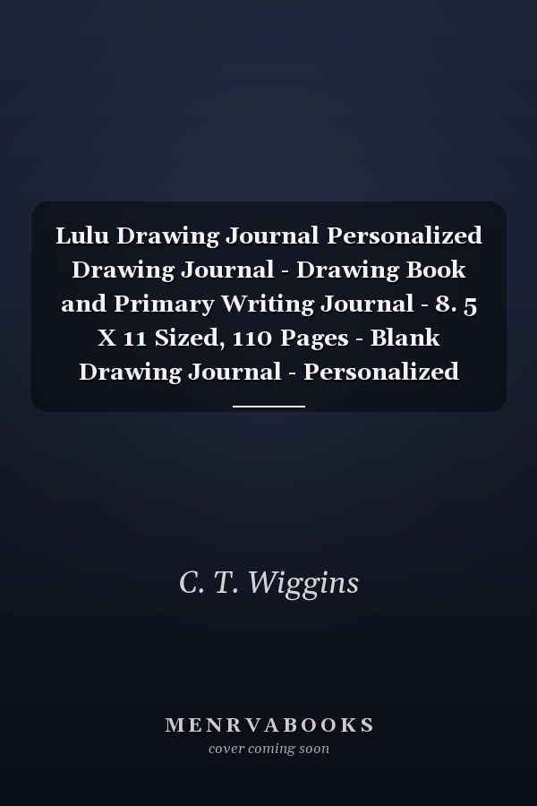 Lulu Drawing Journal Personalized Drawing Journal - Drawing Book and Primary Writing Journal - 8. 5 X 11 Sized, 110 Pages - Blank Drawing Journal - Personalized Journal for Girls - Ideal for Pre-K Through 1st Grade - Pink Unicorn Drawing Journal