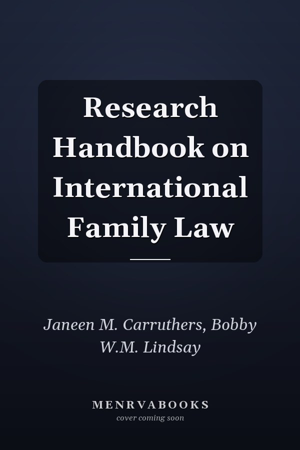 Research Handbook on International Family Law