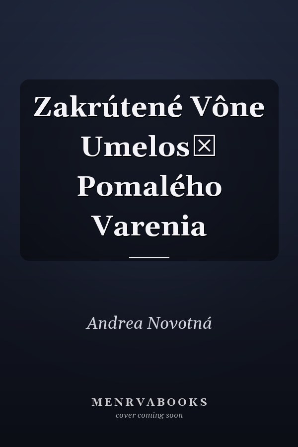 Zakrútené Vône Umelosť Pomalého Varenia