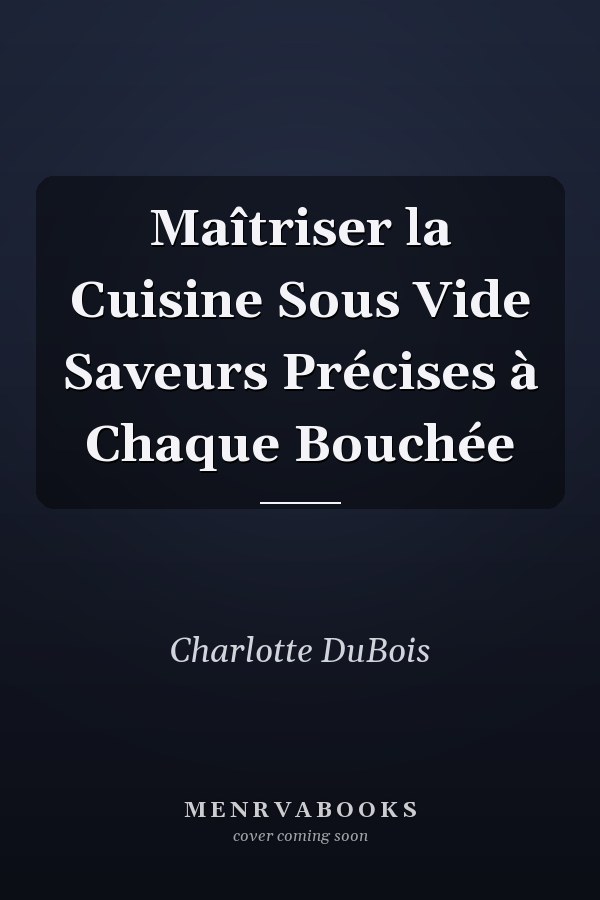 Maîtriser la Cuisine Sous Vide Saveurs Précises à Chaque Bouchée