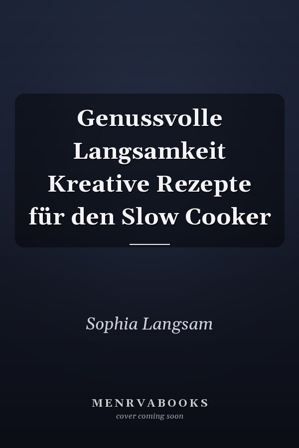 Genussvolle Langsamkeit Kreative Rezepte für den Slow Cooker