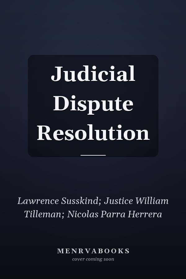 Judicial Dispute Resolution