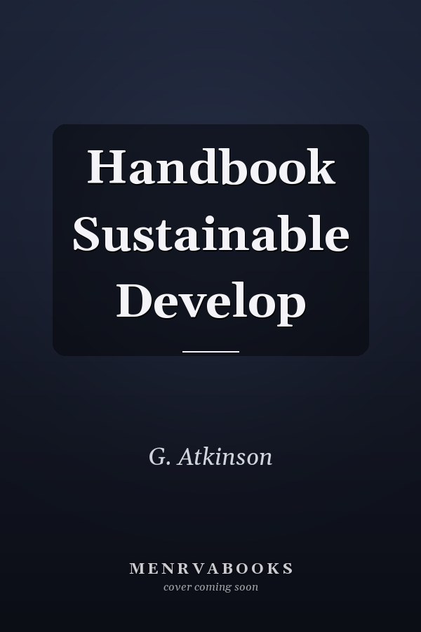 Handbook Sustainable Develop