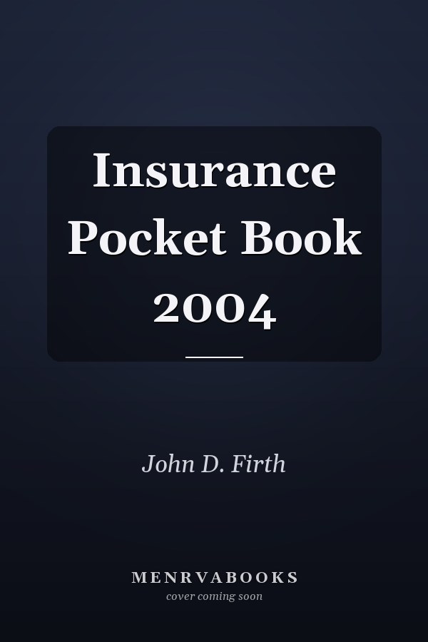 Insurance Pocket Book 2004