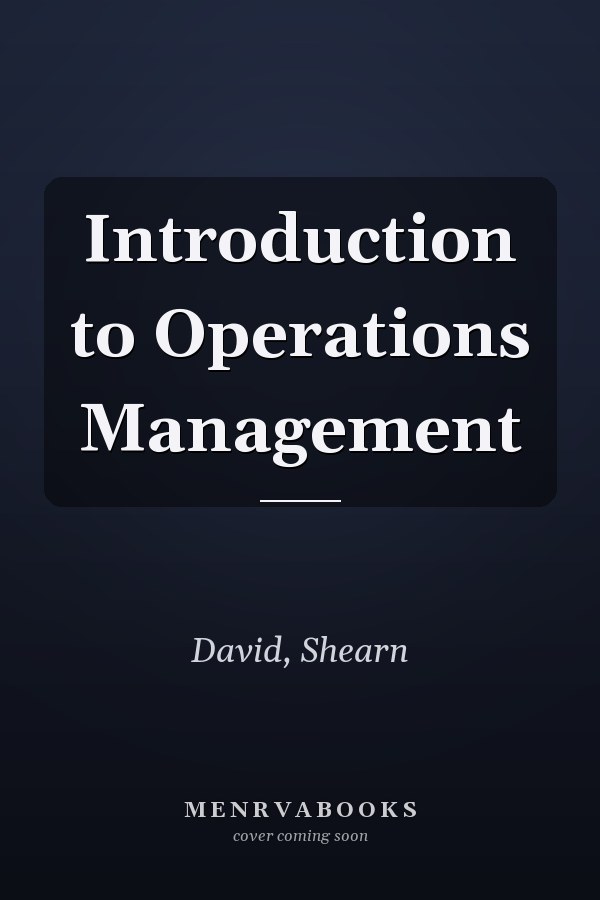 Introduction to Operations Management