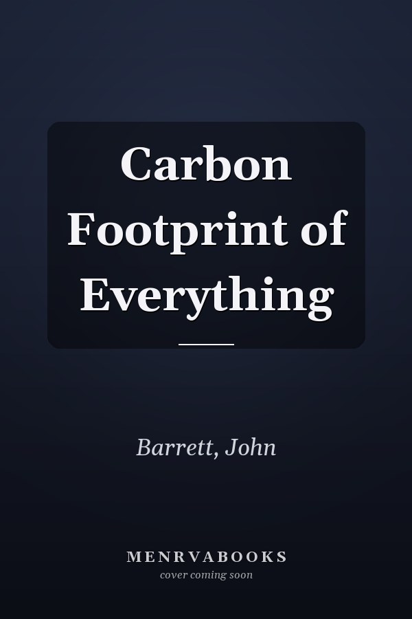 Carbon Footprint of Everything