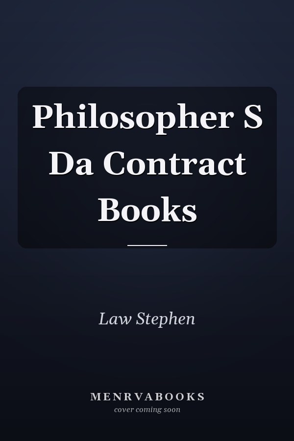 Philosopher S Da Contract Books
