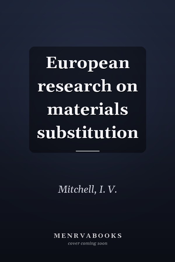European research on materials substitution