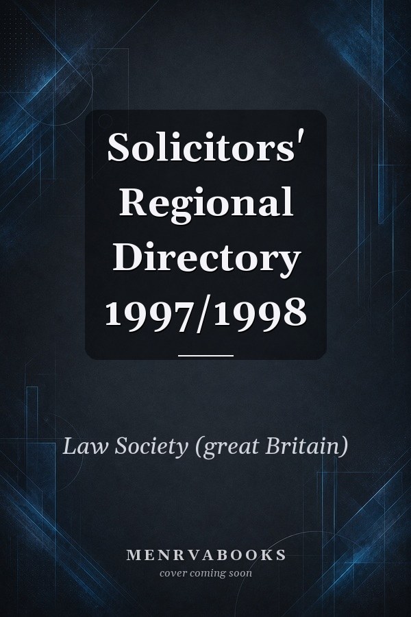 Solicitors' Regional Directory 1997/1998