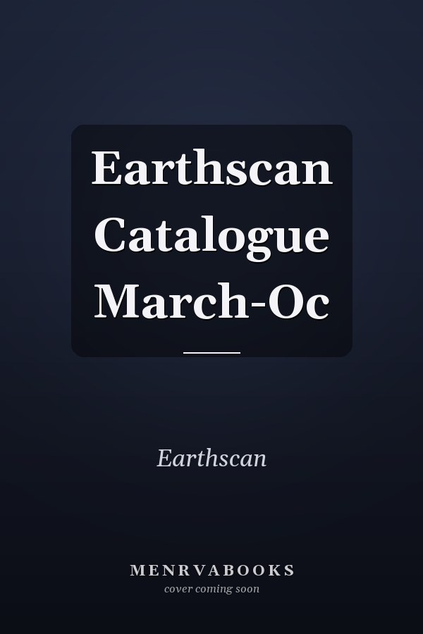 Earthscan Catalogue March-Oc