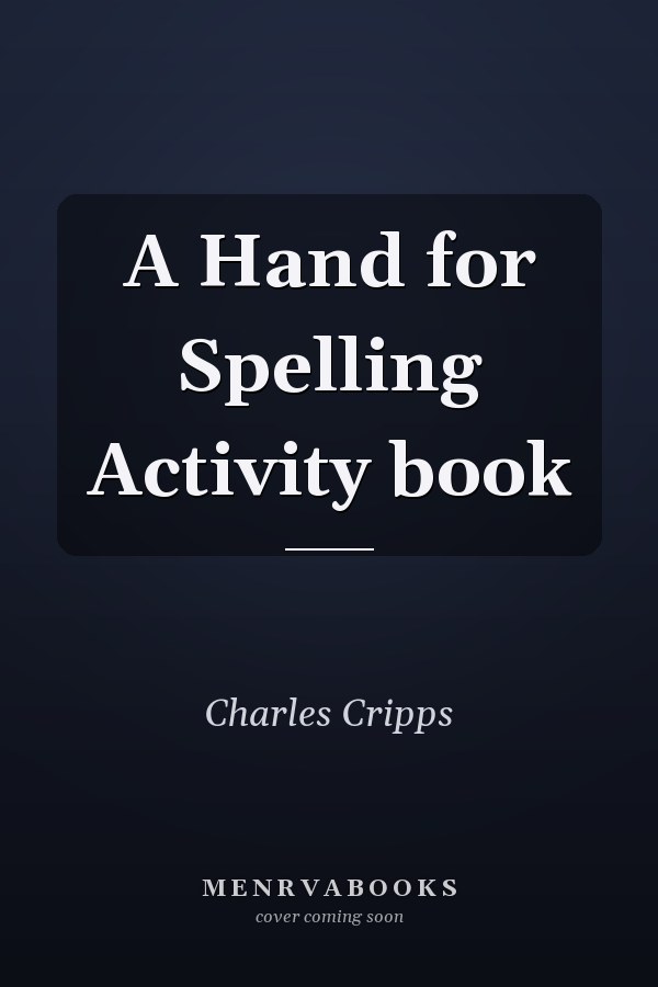A Hand for Spelling Activity book