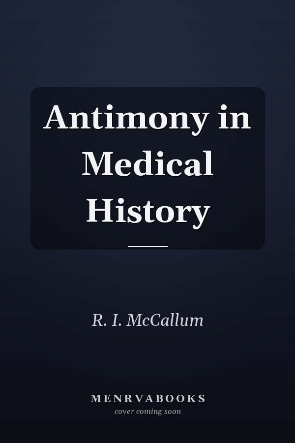 Antimony in Medical History