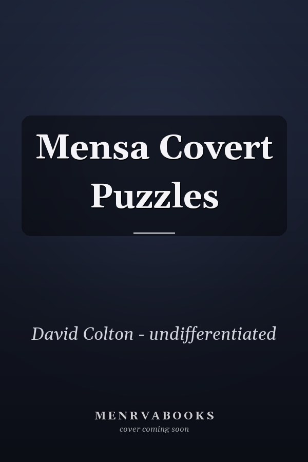 Mensa Covert Puzzles