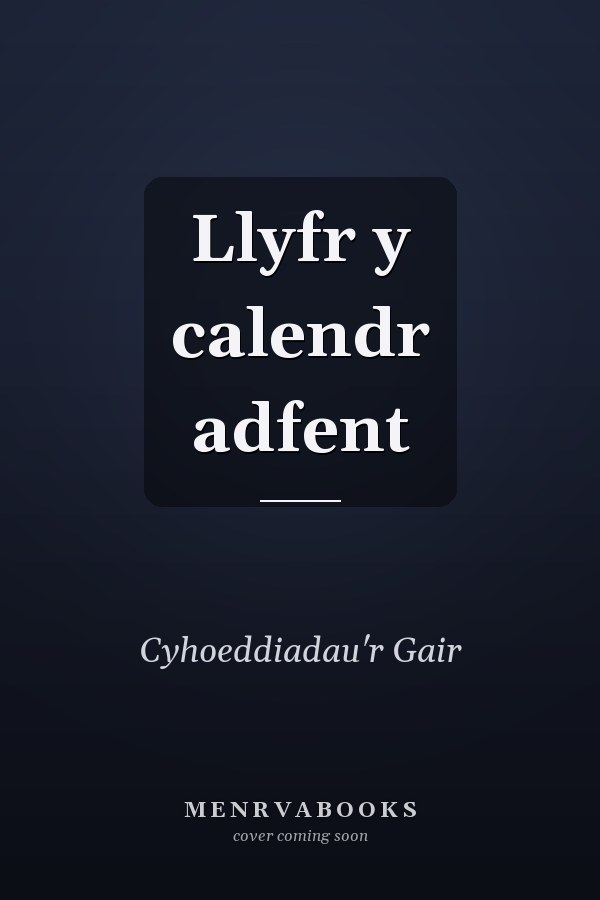 Llyfr y calendr adfent