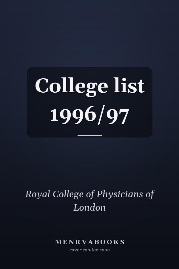 College list 1996/97