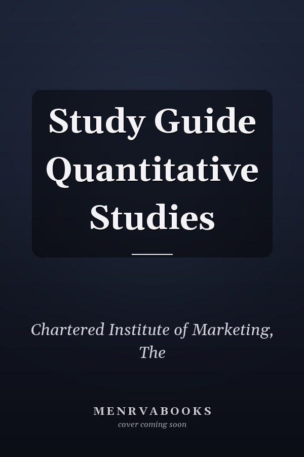 Study Guide Quantitative Studies