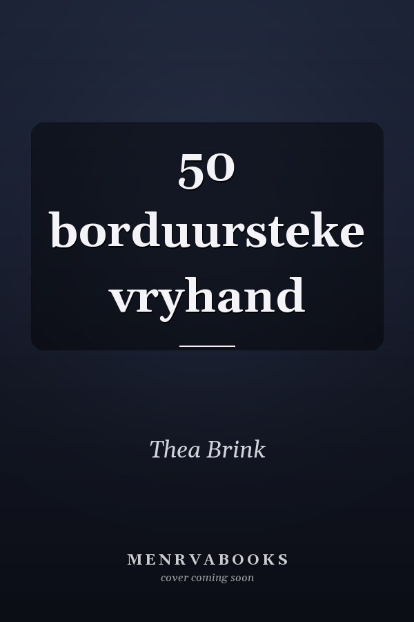 50 borduursteke vryhand