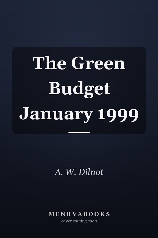 The Green Budget January 1999