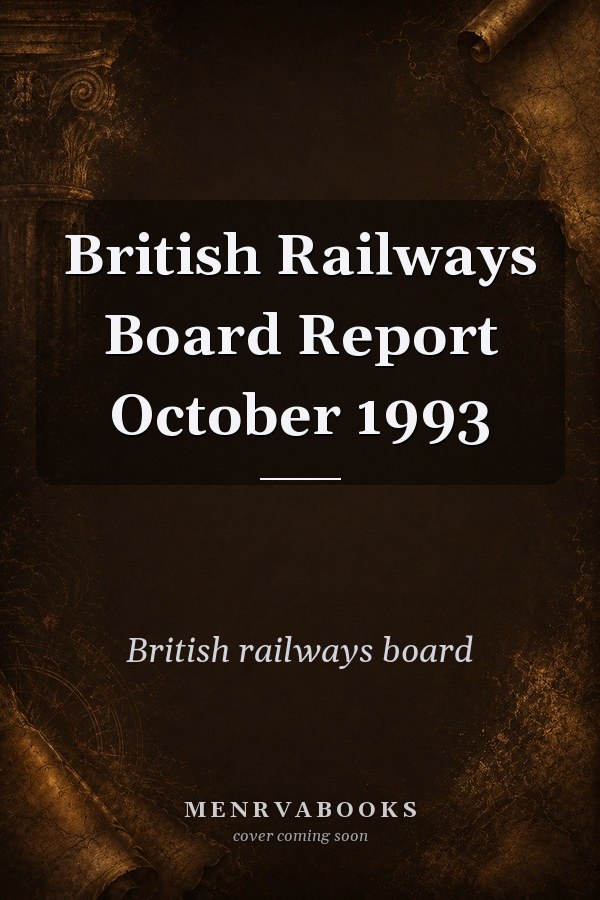 British Railways Board Report October 1993