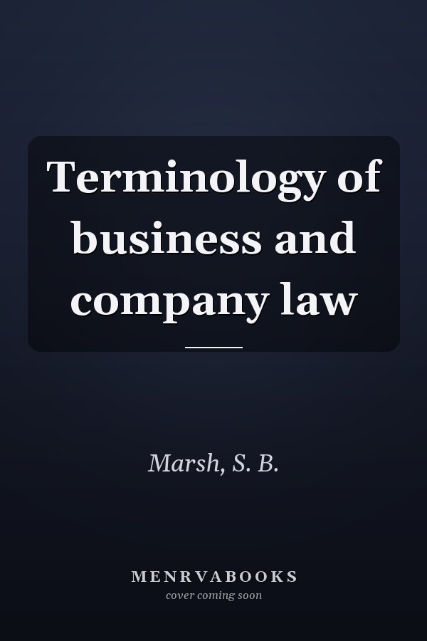 Terminology of business and company law