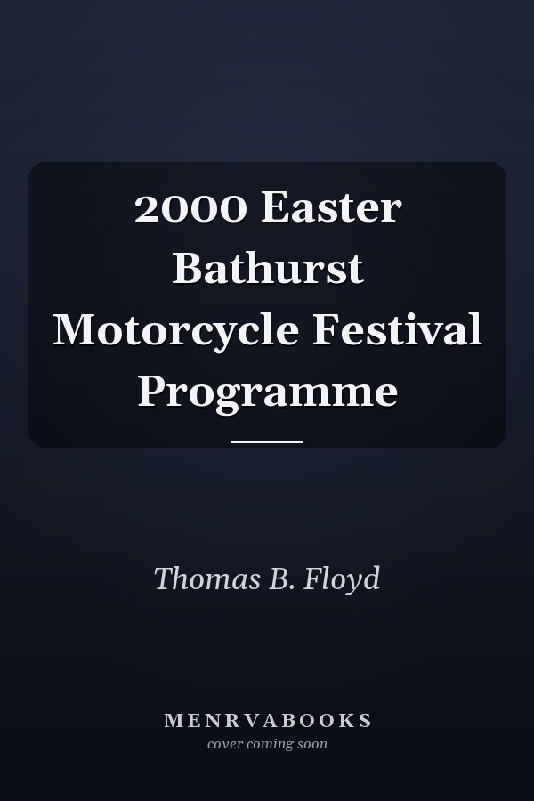 2000 Easter Bathurst Motorcycle Festival Programme