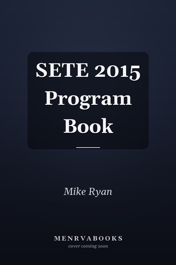 SETE 2015 Program Book