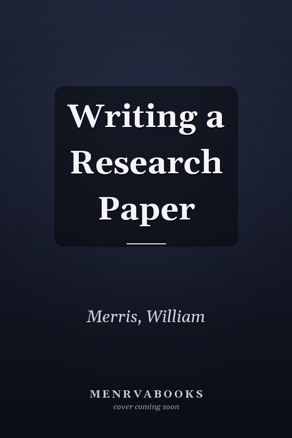 Writing a Research Paper