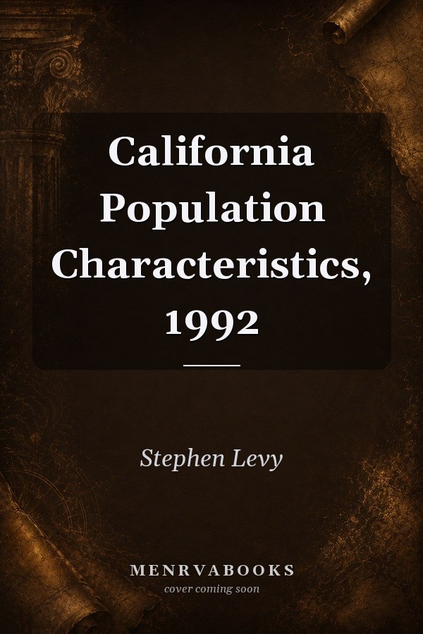 California Population Characteristics, 1992
