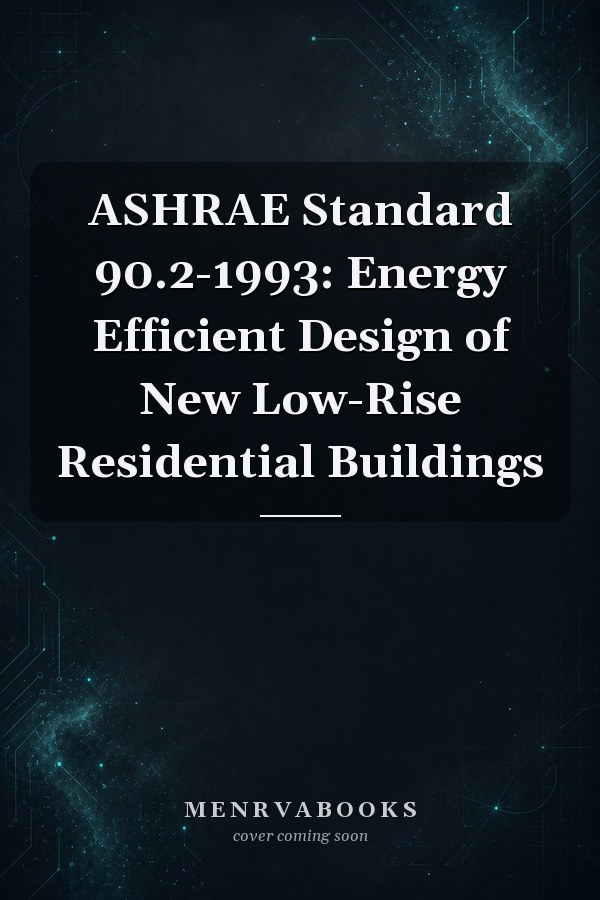 ASHRAE Standard 90.2-1993: Energy Efficient Design of New Low-Rise Residential Buildings