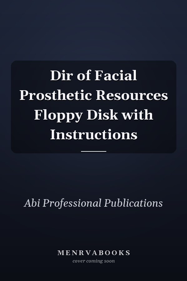 Dir of Facial Prosthetic Resources Floppy Disk with Instructions