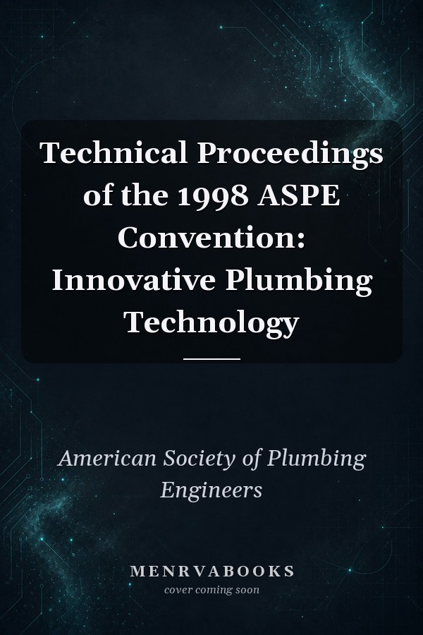 Technical Proceedings of the 1998 ASPE Convention: Innovative Plumbing Technology