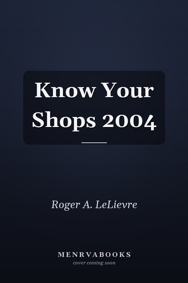 Know Your Shops 2004