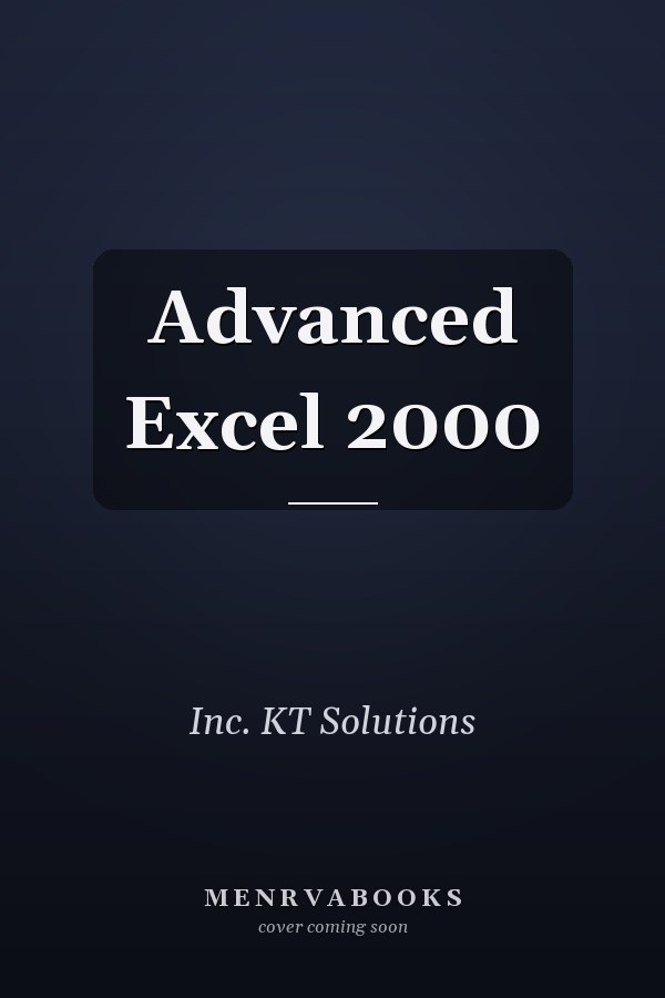 Advanced Excel 2000