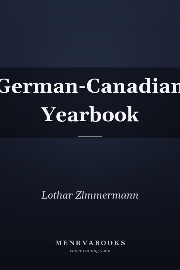German-Canadian Yearbook