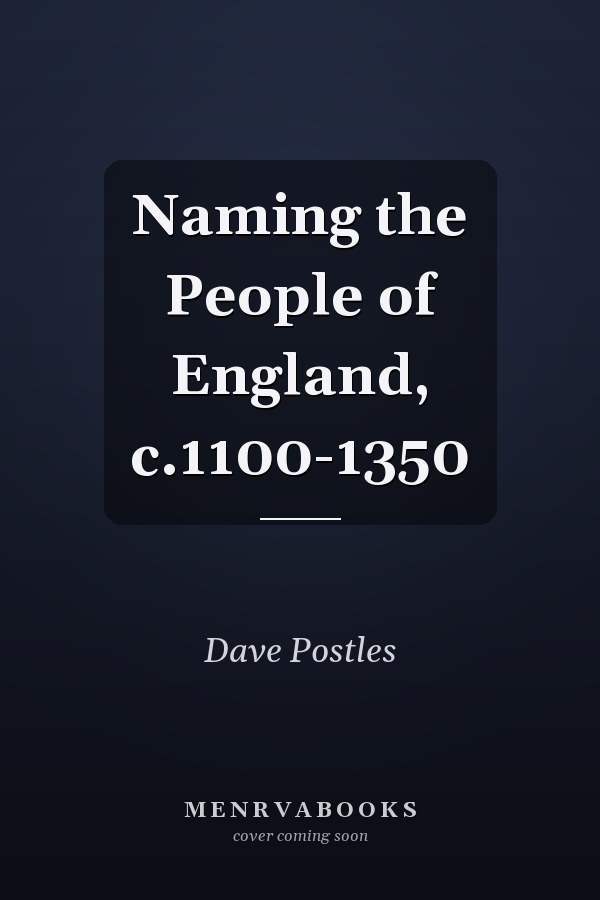 Naming the People of England, c.1100-1350