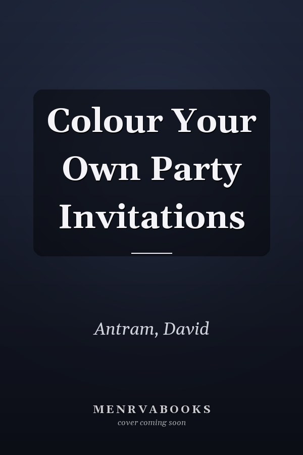 Colour Your Own Party Invitations