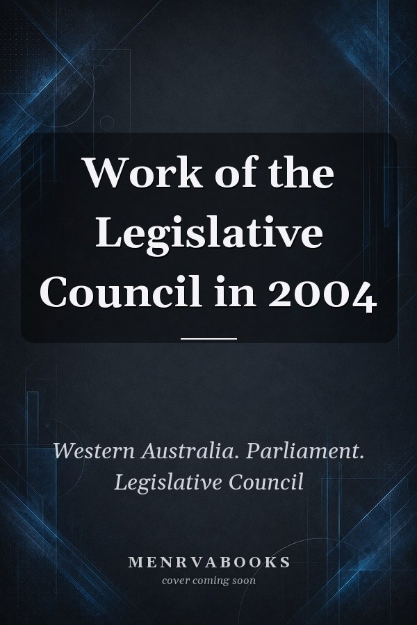 Work of the Legislative Council in 2004