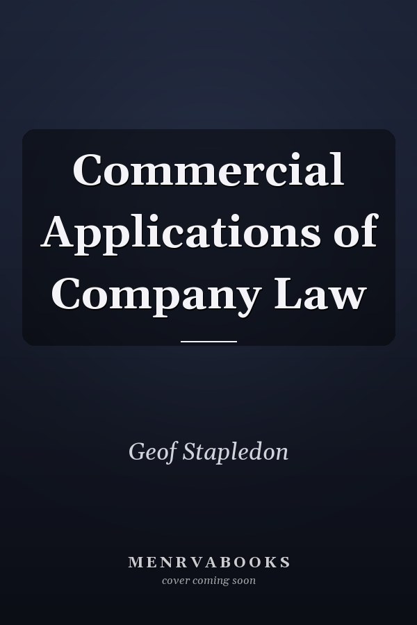 Commercial Applications of Company Law