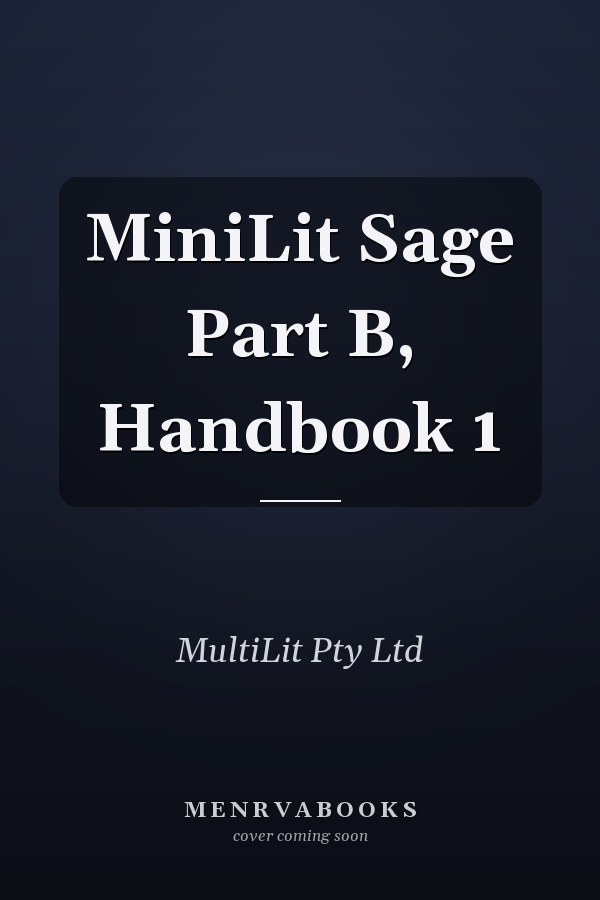 MiniLit Sage Part B, Handbook 1