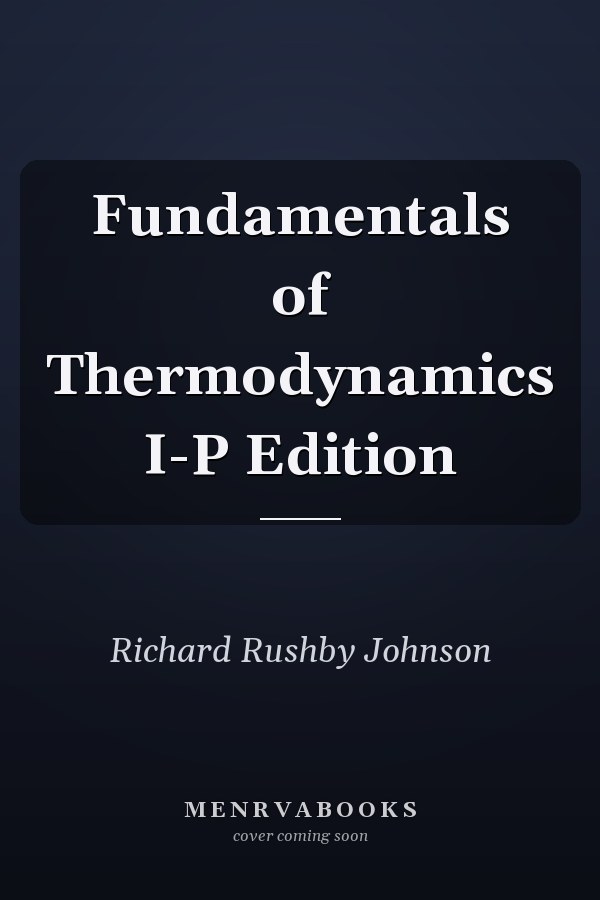 Fundamentals of Thermodynamics I-P Edition