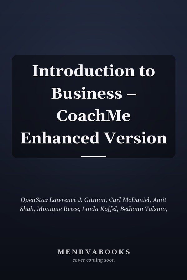 Introduction to Business – CoachMe Enhanced Version