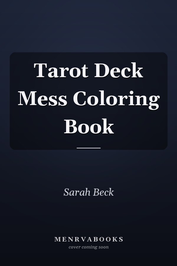 Tarot Deck Mess Coloring Book